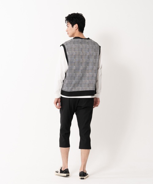 Blue Standard (ブルースタンダード)の「【BLUE STANDARD/ブルースタンダード】伸縮自在ストレッチ 接触冷感 のびのび快適クロップト丈パンツ(その他パンツ・メンズ・ライトベージュ/ブラック/カーキ/ネイビー・LARGE/X-LARGE/MEDIUM)」の10枚目の写真