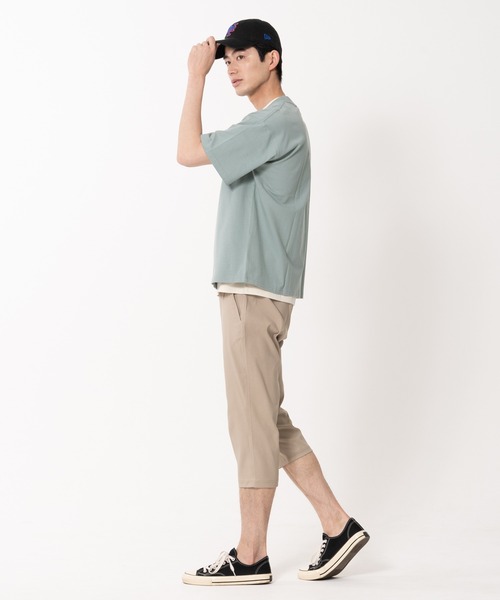 Blue Standard (ブルースタンダード)の「【BLUE STANDARD/ブルースタンダード】伸縮自在ストレッチ 接触冷感 のびのび快適クロップト丈パンツ(その他パンツ・メンズ・ライトベージュ/ブラック/カーキ/ネイビー・LARGE/X-LARGE/MEDIUM)」の19枚目の写真