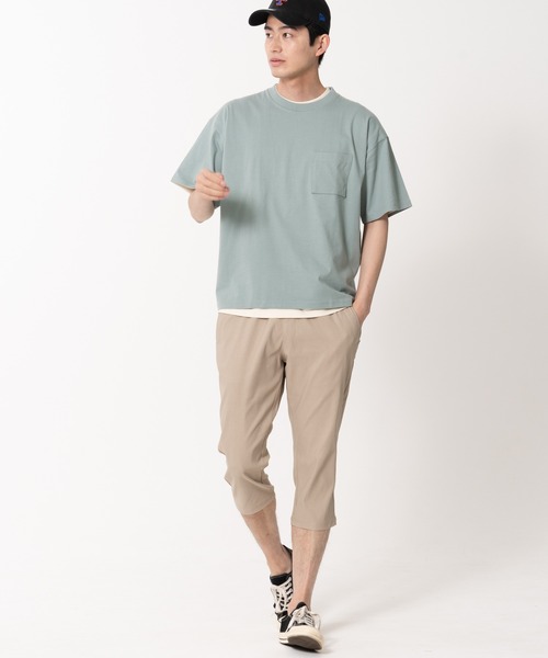 Blue Standard (ブルースタンダード)の「【BLUE STANDARD/ブルースタンダード】伸縮自在ストレッチ 接触冷感 のびのび快適クロップト丈パンツ(その他パンツ・メンズ・ライトベージュ/ブラック/カーキ/ネイビー・LARGE/X-LARGE/MEDIUM)」の17枚目の写真