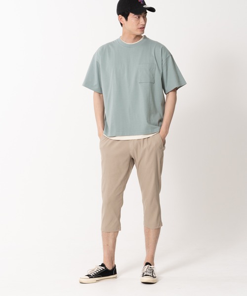 Blue Standard (ブルースタンダード)の「【BLUE STANDARD/ブルースタンダード】伸縮自在ストレッチ 接触冷感 のびのび快適クロップト丈パンツ(その他パンツ・メンズ・ライトベージュ/ブラック/カーキ/ネイビー・LARGE/X-LARGE/MEDIUM)」の18枚目の写真
