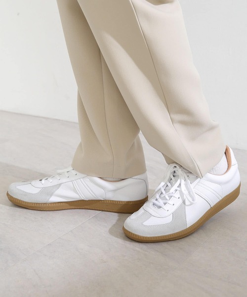 SENSE OF PLACE by URBAN RESEARCH(センスオブプレイスバイアーバンリサーチ)の「ジャーマントレーナー(スニーカー・メンズ・ホワイト・SMALL/MEDIUM/LARGE)」の6枚目の写真