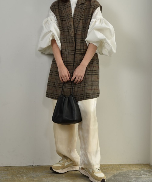 【I_am】 アイアム タータンチェックテイラードベスト I_am（アイアム）の「tartan check tailored vest（ベスト