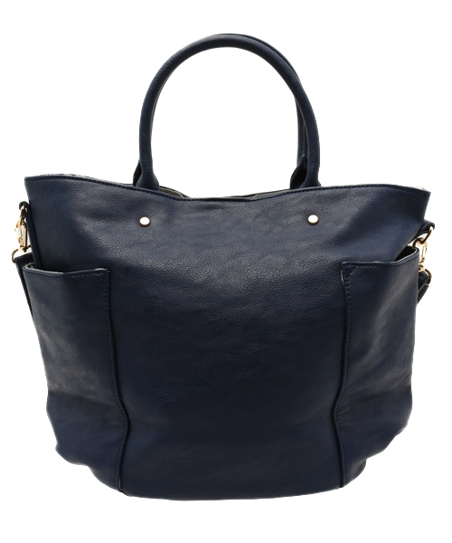 ikka（イッカ）の「合皮Wポケットトート&ショルダーBAG（ショルダーバッグ・レディース・オフホワイト/イエロー/ネイビー/オレンジ・FREE）」の6枚目の写真