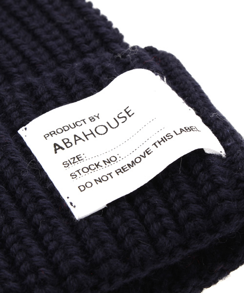 ABAHOUSE(アバハウス)の「綿カシミヤニット帽(ニットキャップ/ビーニー・メンズ・ネイビー/グレー/ブルー/レッド・FREE)」の6枚目の写真
