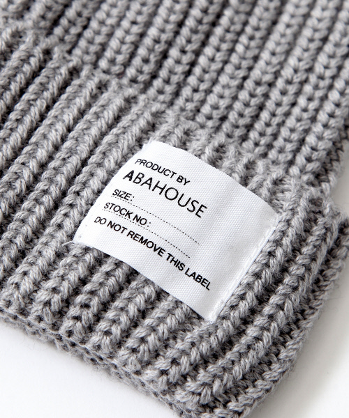 ABAHOUSE(アバハウス)の「綿カシミヤニット帽(ニットキャップ/ビーニー・メンズ・ネイビー/グレー/ブルー/レッド・FREE)」の10枚目の写真