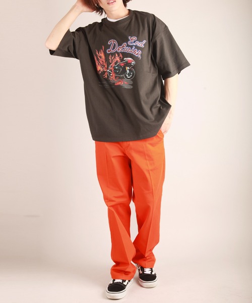 LONSDALE（ロンズデール）の「LONSDALE ストレッチツイル ワーカーズ カラーパンツ（その他パンツ・メンズ・グリーン/ブラック/オレンジ/レッド/ブルー・L/M/S/LL）」の5枚目の写真