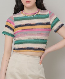 ALAND | 3.3Field Trip／ボーダークロップY 2295121(Tシャツ/カットソー)