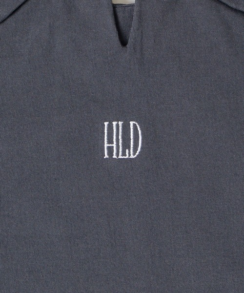 ホリデー HOLIDAY SUPER FINE DRY PURITAN COLLAR SS ショートスリーブシャツ ブルー サイズ：ONE HOLIDAY（ホリデイ）の「PURITAN COLLAR DENIM SHIRT