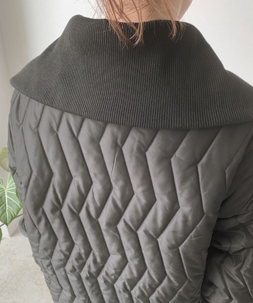 DONOBAN（ドノバン）の「キルティングライナージャケット（その他アウター・レディース・ブラック/アイボリー・F）」の18枚目の写真