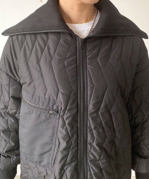 DONOBAN（ドノバン）の「キルティングライナージャケット（その他アウター・レディース・ブラック/アイボリー・F）」の19枚目の写真