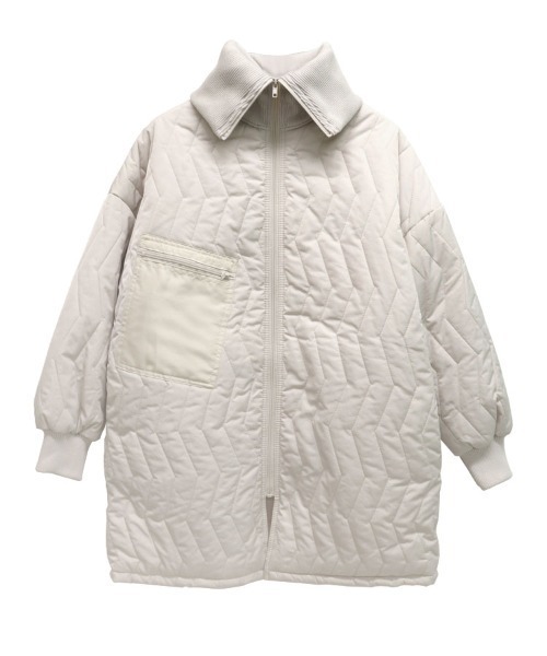 DONOBAN（ドノバン）の「キルティングライナージャケット（その他アウター・レディース・ブラック/アイボリー・F）」の4枚目の写真