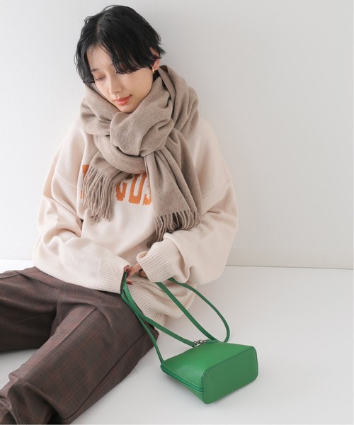 MARLON FIRENZE(マーロンフィレンツェ)の「《追加》【MARLON FIRENZE/マルロン】 スクエアショルダーバッグ(ショルダーバッグ・レディース・グリーン/ブラック/ナチュラル/グレー・FREE)」の20枚目の写真