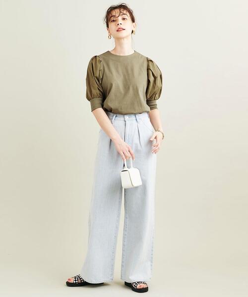 BEAUTY&amp;YOUTH コットン天竺シアー5分袖カットソー BEAUTY&YOUTH UNITED ARROWS（ビューティーアンドユースユナイテッド