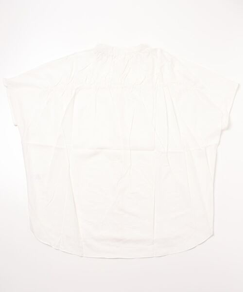 Shelly island（シェリーアイランド）の「バックギャザービッグシャツ（シャツ/ブラウス・レディース・ホワイト・FREE/M）」の16枚目の写真