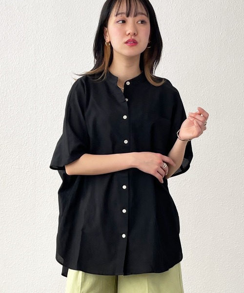 Shelly island（シェリーアイランド）の「バックギャザービッグシャツ（シャツ/ブラウス・レディース・ホワイト・FREE/M）」の15枚目の写真