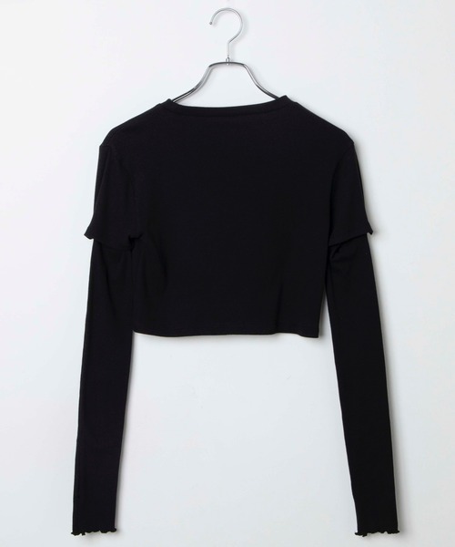 WEGO（ウィゴー）の「WEGO/【2点セット】アームウォーマー付リブT（Tシャツ/カットソー・レディース・ブラック/グリーン系その他・FREE）」の18枚目の写真