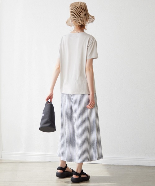 SLOBE IENA(スローブイエナ)の「SLOBEベーシックTシャツM(Tシャツ/カットソー・レディース・ブラウン/カーキ/イエロー/グリーン/グレー系その他/ピンク系その他・FREE)」の18枚目の写真
