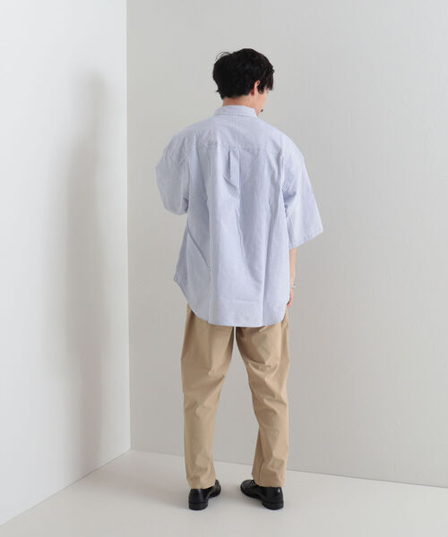 GLOSTER（グロスター）の「【GLOSTER/グロスター】「GUM STRETCH」 ウエストゴム テーパードイージーパンツ（その他パンツ・メンズ・ネイビー/ベージュ/チャコールグレー・M/L/S）」の5枚目の写真