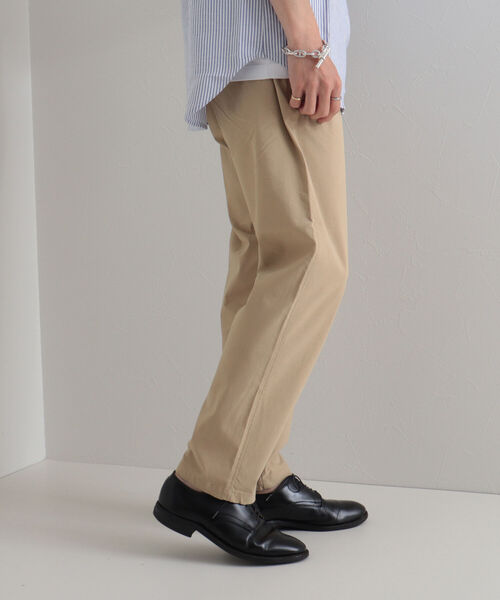 GLOSTER（グロスター）の「【GLOSTER/グロスター】「GUM STRETCH」 ウエストゴム テーパードイージーパンツ（その他パンツ・メンズ・ネイビー/ベージュ/チャコールグレー・M/L/S）」の7枚目の写真