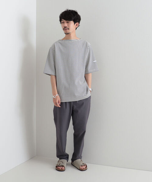 GLOSTER（グロスター）の「【GLOSTER/グロスター】「GUM STRETCH」 ウエストゴム テーパードイージーパンツ（その他パンツ・メンズ・ネイビー/ベージュ/チャコールグレー・M/L/S）」の11枚目の写真