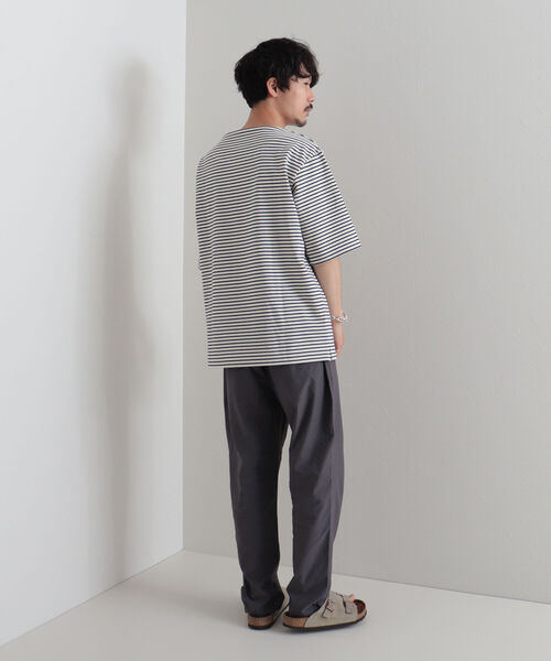 GLOSTER（グロスター）の「【GLOSTER/グロスター】「GUM STRETCH」 ウエストゴム テーパードイージーパンツ（その他パンツ・メンズ・ネイビー/ベージュ/チャコールグレー・M/L/S）」の14枚目の写真