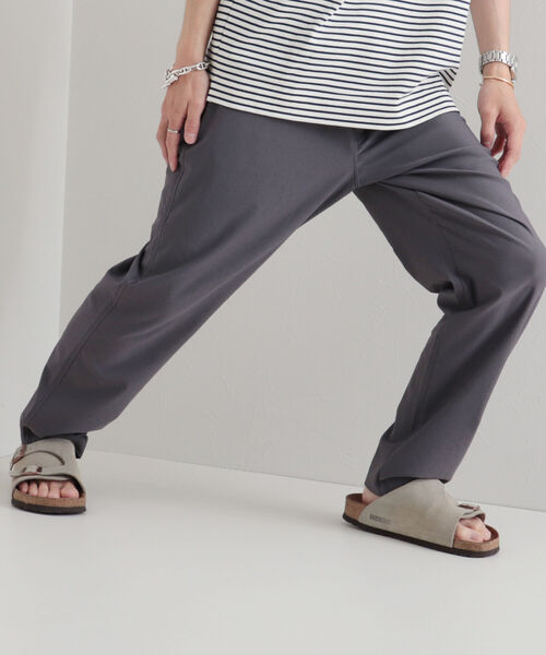 GLOSTER（グロスター）の「【GLOSTER/グロスター】「GUM STRETCH」 ウエストゴム テーパードイージーパンツ（その他パンツ・メンズ・ネイビー/ベージュ/チャコールグレー・M/L/S）」の18枚目の写真