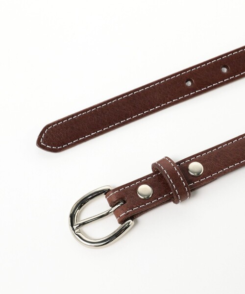 BEAMS LIGHTS(ビームスライツ)の「BEAMS LIGHTS / レザー ステッチベルト(ベルト・メンズ・ブラック/ブラウン・MEDIUM/LARGE)」の9枚目の写真