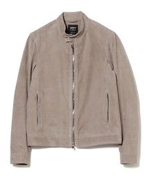 EMMETI（エンメティ）の「EMMETI / 別注 JURI BEAMS3 スエード シングル ライダースジャケット（ライダースジャケット）」