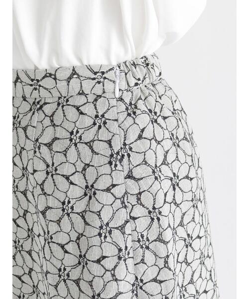 Te chichi（テチチ）の「オーバーレース刺繍スカート（スカート・レディース・ブラック/オフホワイト・SMALL/MEDIUM）」の16枚目の写真