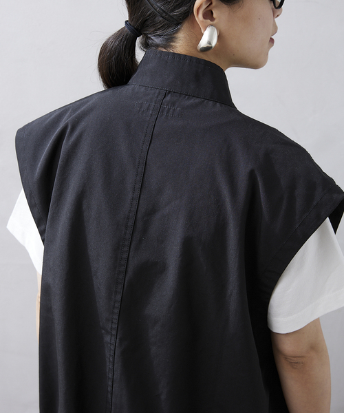 JOURNAL STANDARD relume(ジャーナルスタンダード レリューム)の「CALIFORNIA FATIGUE VEST(ベスト・メンズ・ブラック/カーキ/ナチュラル・MEDIUM/LARGE)」の9枚目の写真