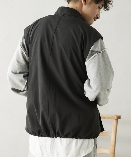 JOURNAL STANDARD relume(ジャーナルスタンダード レリューム)の「CALIFORNIA FATIGUE VEST(ベスト・メンズ・ブラック/カーキ/ナチュラル・MEDIUM/LARGE)」の19枚目の写真