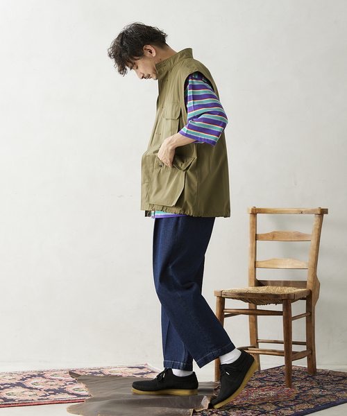 JOURNAL STANDARD relume(ジャーナルスタンダード レリューム)の「CALIFORNIA FATIGUE VEST(ベスト・メンズ・ブラック/カーキ/ナチュラル・MEDIUM/LARGE)」の22枚目の写真
