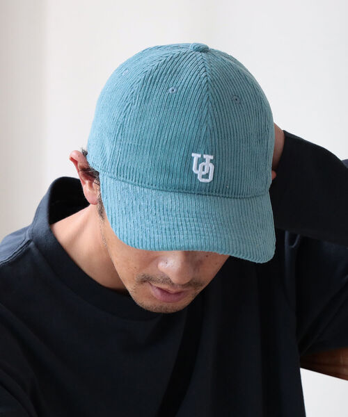 B:MING by BEAMS(ビーミングバイビームス)の「UNIVERSAL OVERALL × B:MING by BEAMS / 別注 コーデュロイ カレッジキャップ(キャップ・メンズ・マスタード/サックスブルー/ブラック・FREE)」の2枚目の写真