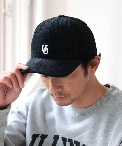 B:MING by BEAMS(ビーミングバイビームス)の「UNIVERSAL OVERALL × B:MING by BEAMS / 別注 コーデュロイ カレッジキャップ(キャップ・メンズ・マスタード/サックスブルー/ブラック・FREE)」の1枚目の写真