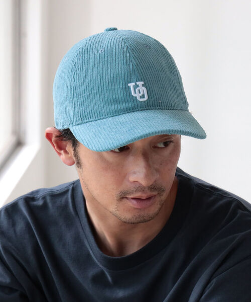 B:MING by BEAMS(ビーミングバイビームス)の「UNIVERSAL OVERALL × B:MING by BEAMS / 別注 コーデュロイ カレッジキャップ(キャップ・メンズ・マスタード/サックスブルー/ブラック・FREE)」の6枚目の写真