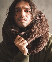 GLIMCLAP（グリムクラップ）の「mko10646-Reversible snood スヌード（ネックウォーマー/スヌード）」