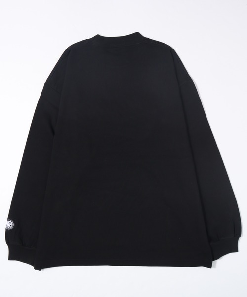 VISION STREET WEAR（ヴィジョンストリートウェア）の「【VISION STREET WEAR】ビッグシルエット ヘビーウェイトサガラ刺繍 モックネックロングスリーブTシャツ（Tシャツ/カットソー・レディース・ホワイト/ブラック/パープル/グリーン/キャメル・MEDIUM/LARGE/X-LARGE）」の11枚目の写真