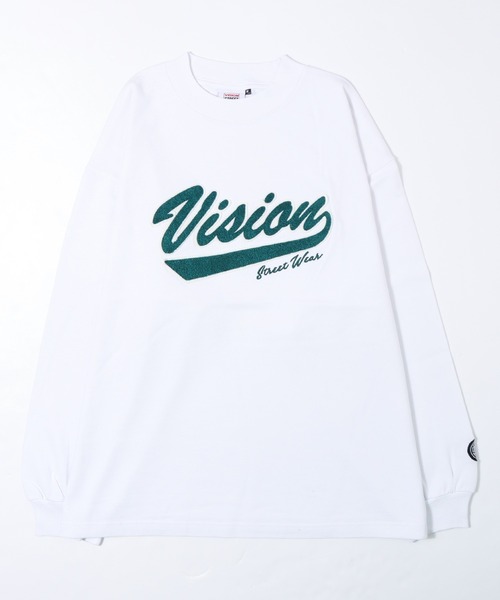 VISION STREET WEAR（ヴィジョンストリートウェア）の「【VISION STREET WEAR】ビッグシルエット ヘビーウェイトサガラ刺繍 モックネックロングスリーブTシャツ（Tシャツ/カットソー・レディース・ホワイト/ブラック/パープル/グリーン/キャメル・MEDIUM/LARGE/X-LARGE）」の17枚目の写真