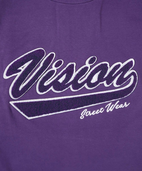 VISION STREET WEAR（ヴィジョンストリートウェア）の「【VISION STREET WEAR】ビッグシルエット ヘビーウェイトサガラ刺繍 モックネックロングスリーブTシャツ（Tシャツ/カットソー・レディース・ホワイト/ブラック/パープル/グリーン/キャメル・MEDIUM/LARGE/X-LARGE）」の10枚目の写真