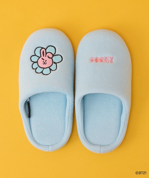 BT21（ビーティーイシビル）の「【BT21】刺繍ルームシューズ（ルーム