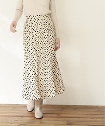 N.(N. Natural Beauty Basic) | アニマルペイントプリントマキシスカート(スカート)