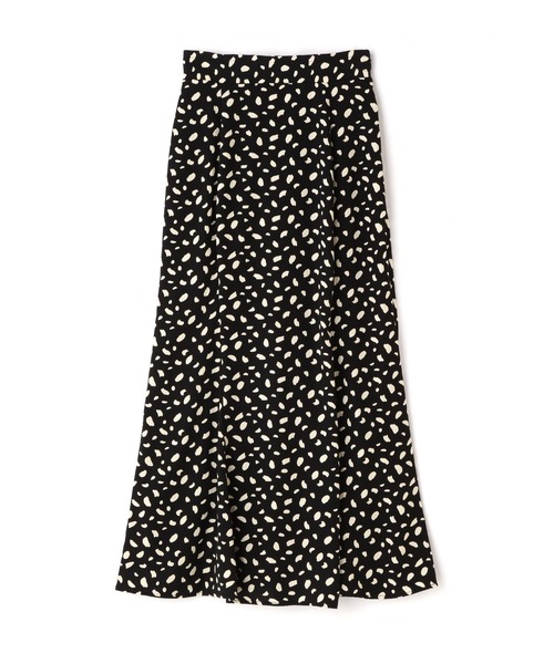 N.(N. Natural Beauty Basic)(エヌエヌナチュラルビューティーベーシック)の「アニマルペイントプリントマキシスカート(スカート・レディース・ブラック系その他/ホワイト系その他/イエロー系その他・MEDIUM/SMALL)」の20枚目の写真