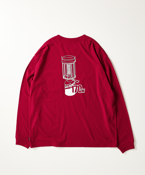 Snow Peak(スノーピーク)の「【SNOWPEAK / スノーピーク】BF lanthanum Printed ロングスリーブTシャツ(Tシャツ/カットソー・メンズ・ブラック/ベージュ/ボルドー・MEDIUM/LARGE)」の6枚目の写真