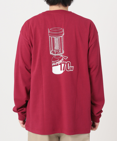 Snow Peak(スノーピーク)の「【SNOWPEAK / スノーピーク】BF lanthanum Printed ロングスリーブTシャツ(Tシャツ/カットソー・メンズ・ブラック/ベージュ/ボルドー・MEDIUM/LARGE)」の9枚目の写真