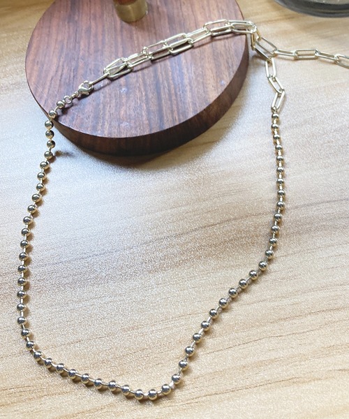 ｔｏｌｅｎｅ（トレネ）の「ボールチェーン リンクチェーンMIX ロングネックレス（ネックレス・レディース・A・ONE SIZE）」の8枚目の写真