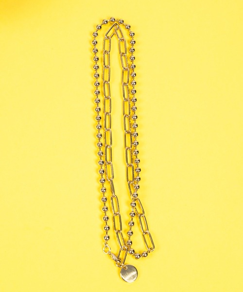 ｔｏｌｅｎｅ（トレネ）の「ボールチェーン リンクチェーンMIX ロングネックレス（ネックレス・レディース・A・ONE SIZE）」の7枚目の写真