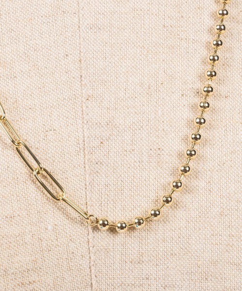 ｔｏｌｅｎｅ（トレネ）の「ボールチェーン リンクチェーンMIX ロングネックレス（ネックレス・レディース・A・ONE SIZE）」の10枚目の写真