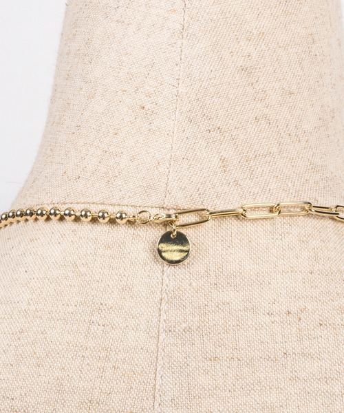 ｔｏｌｅｎｅ（トレネ）の「ボールチェーン リンクチェーンMIX ロングネックレス（ネックレス・レディース・A・ONE SIZE）」の12枚目の写真