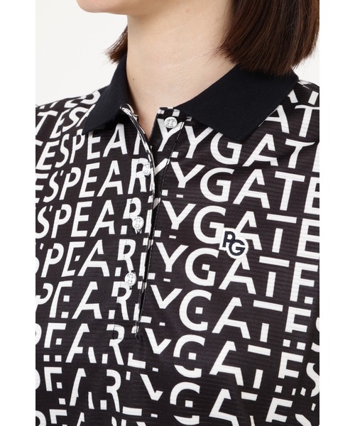 【タグ付新品】PEARLY GATES フリル ロゴグラデーション柄ポロシャツ PEARLY GATES（パーリーゲイツ）の「【PEARLY GATES】交編