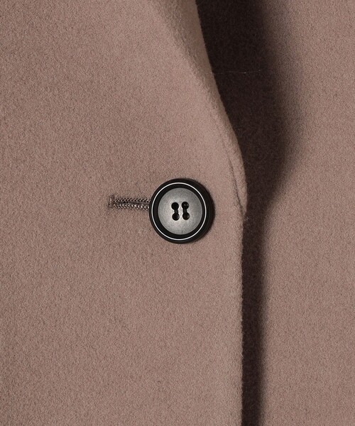 SHIPS(シップス)の「チェスターコート 22FW◆(チェスターコート・レディース・ライトグレー/ネイビー/ブラウン/サックスブルー・40/38/36)」の6枚目の写真